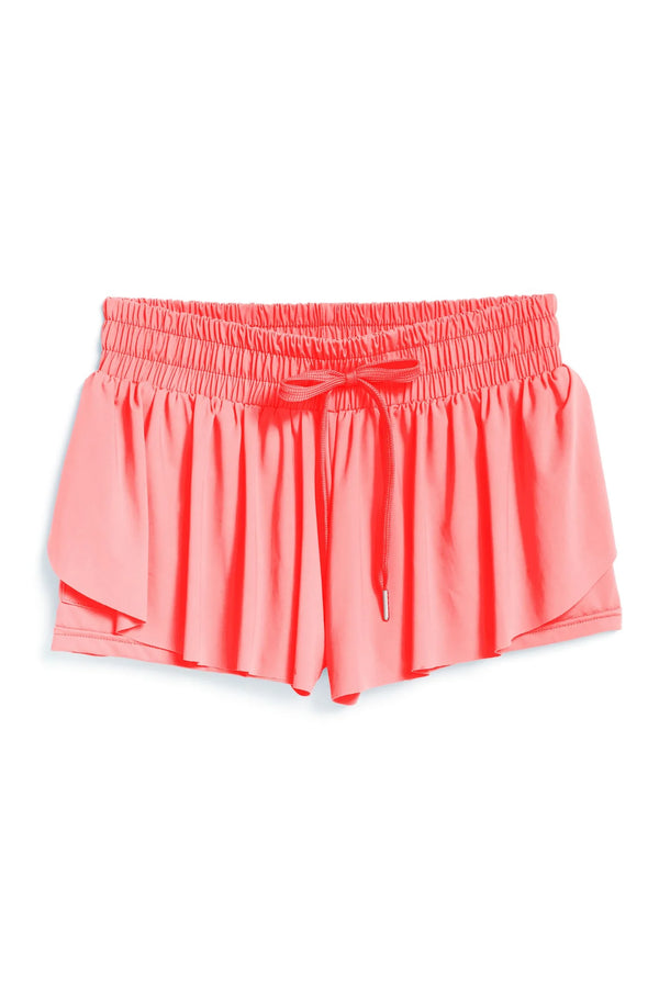 Butterfly Shorts  (Girl's Size) coral