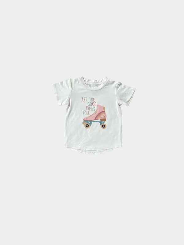 Girl's Bamboo Tee in Let the Good Times Roll