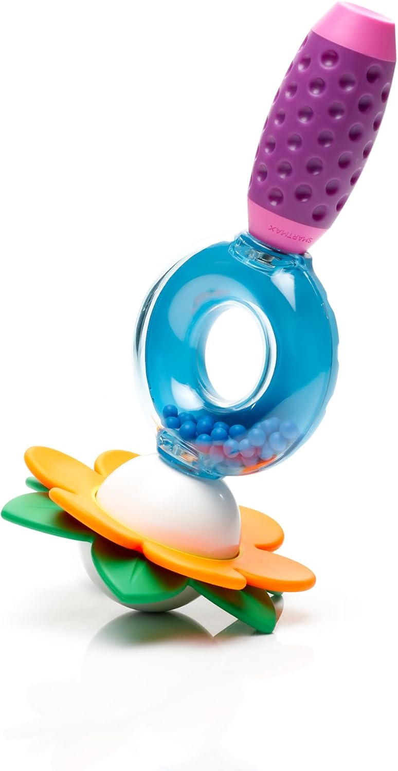 SmartMax My First Sounds & Flowers Magnetic STEM Building Set with Rattles