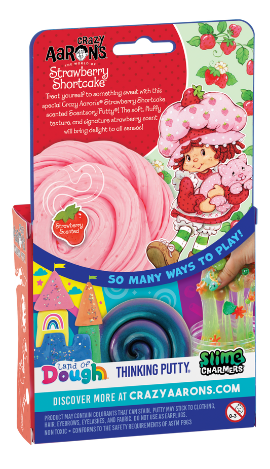 Crazy Aaron Strawberry Shortcake Scentsory Thinking putty