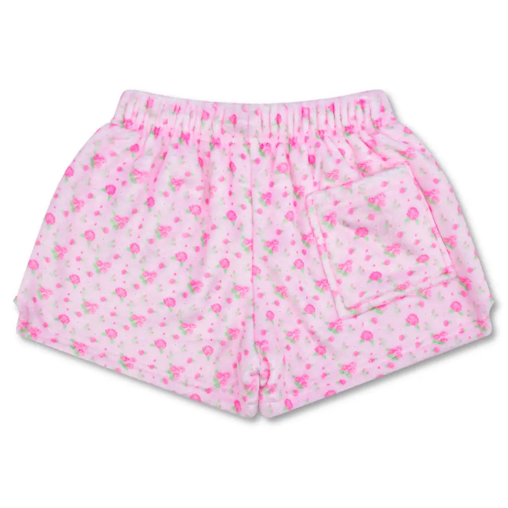 Pretty in Pink Plush Shorts