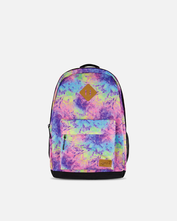 Kids Backpack Rainbow Print