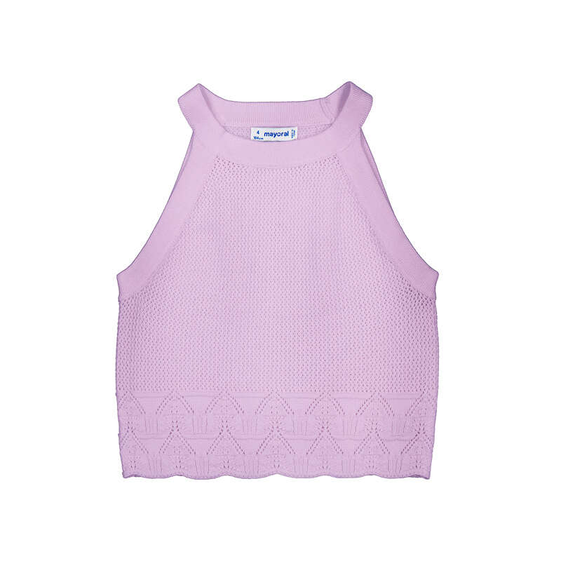 Girl Halter Top - Lilac