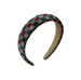 CHRISTMAS RED/GREEN FULLY CRYSTALIZED CHECKERED HEADBAND