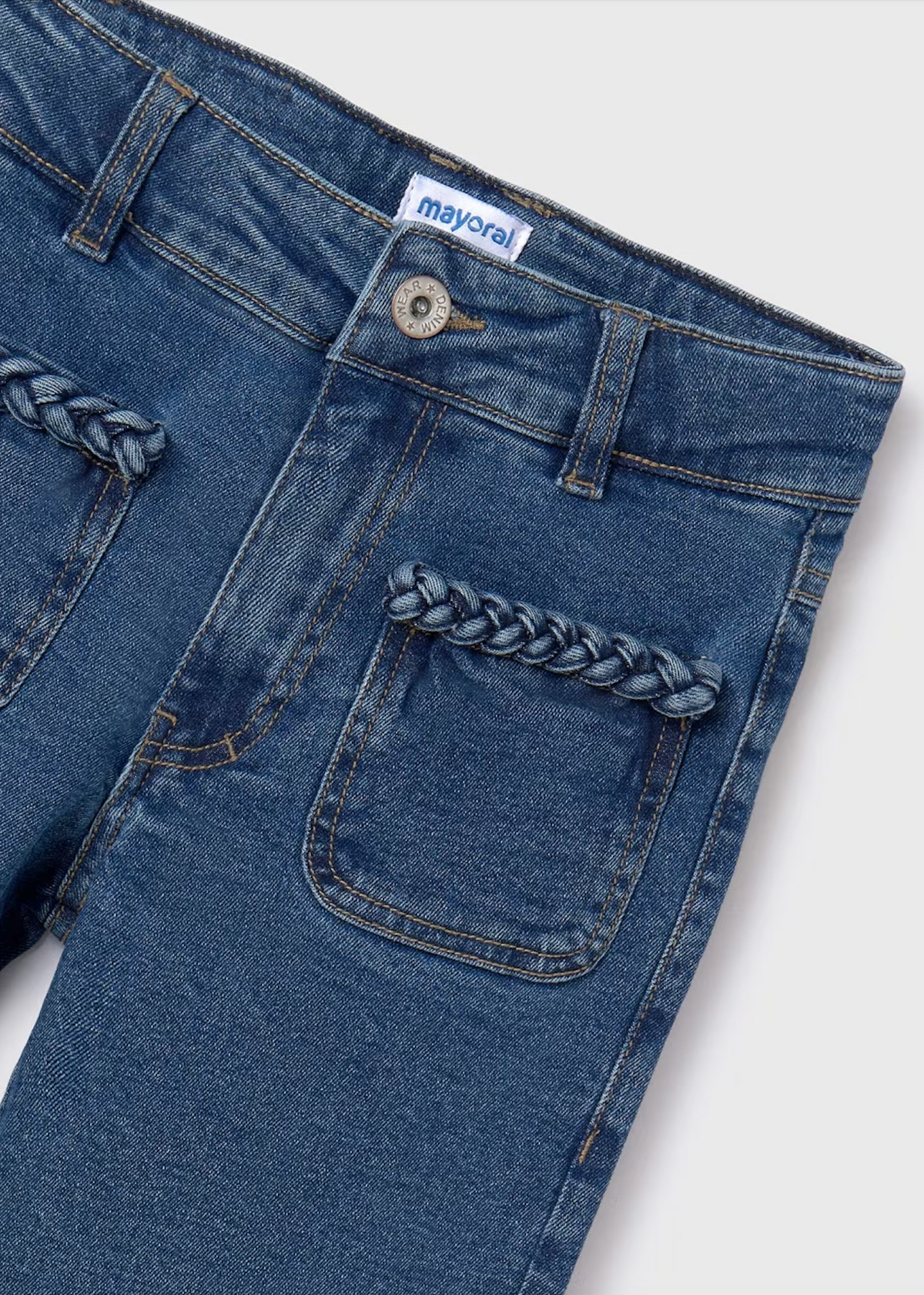 Girls high rise jeans Better Cotton