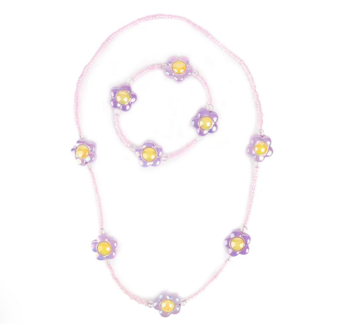 Crazy for Daisies Necklace & Bracelet Set, 2pc