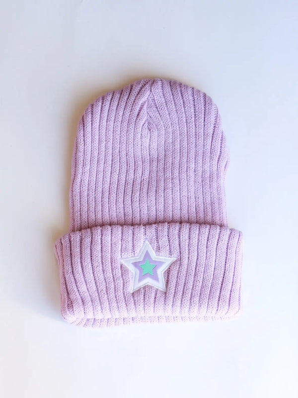 XOXO by magpies | Lavender Star Beanie