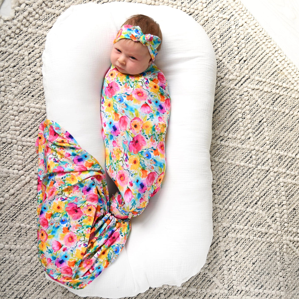 Ariana Swaddle Floral Bamboo