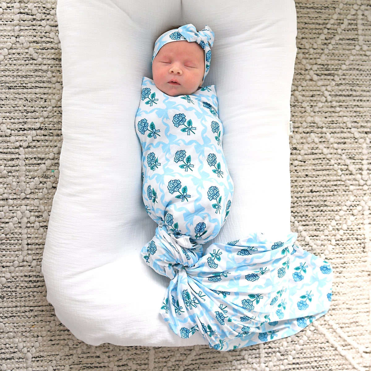 Savannah SWADDLE Swaddle + Topknot Headband