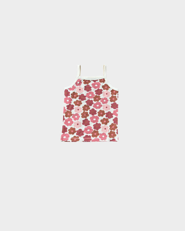 Fitted Tank - RETRO BLOOM