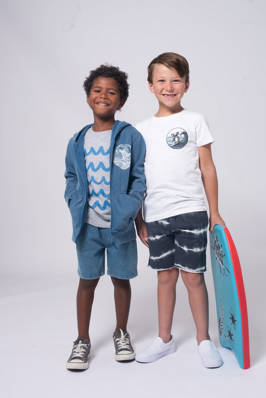 GRAPHIC SHORT SLEEVE TEE - Waves