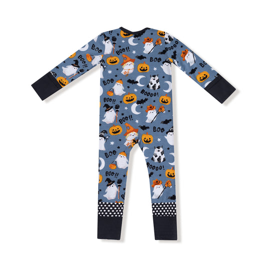 Costumed Ghosts - Glow In The Dark Convertible Romper