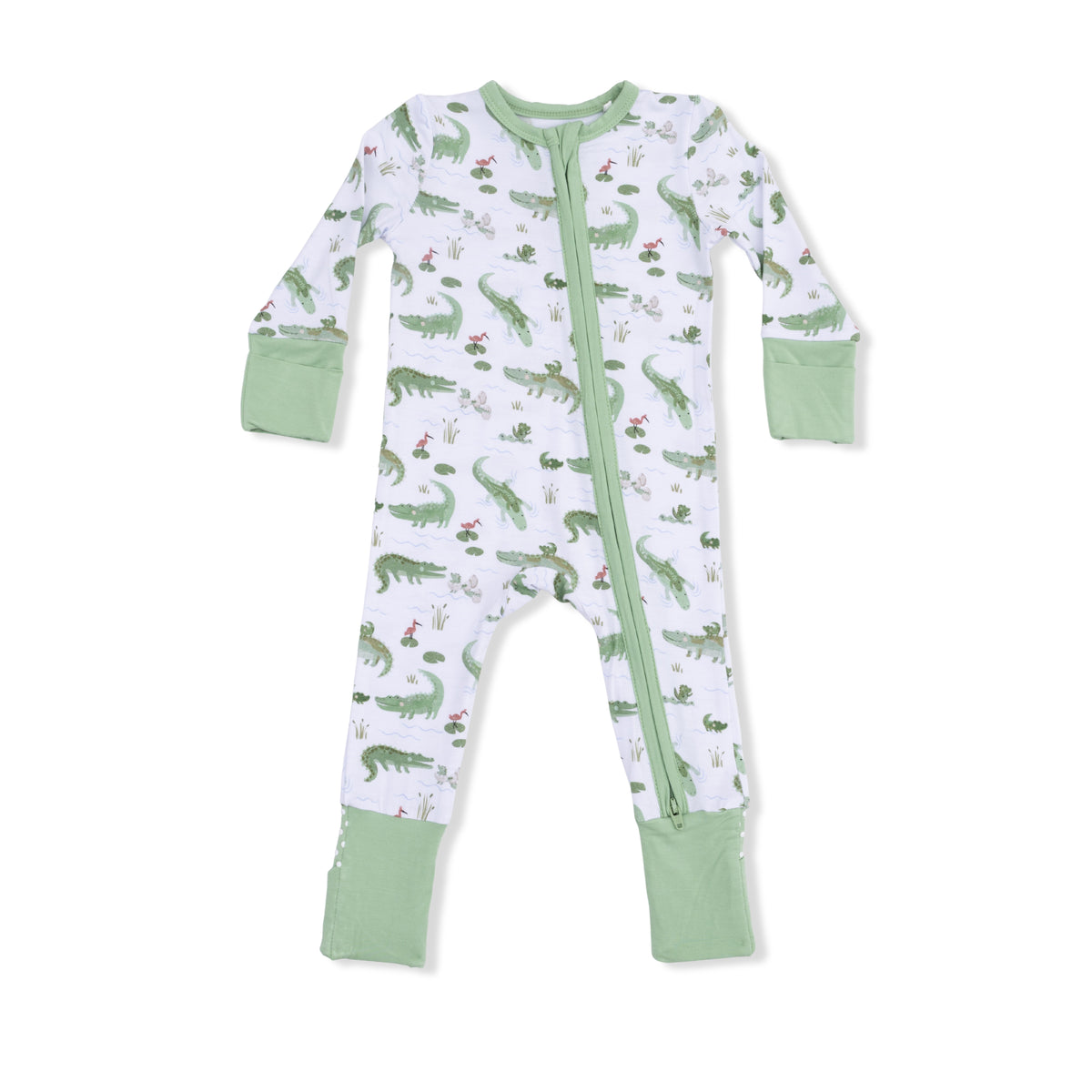Crayon Alligators Convertible Romper