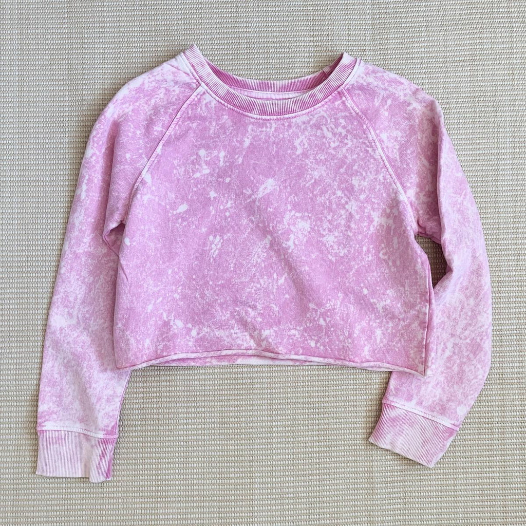 Crop Sweatshirt - Sea Pink
