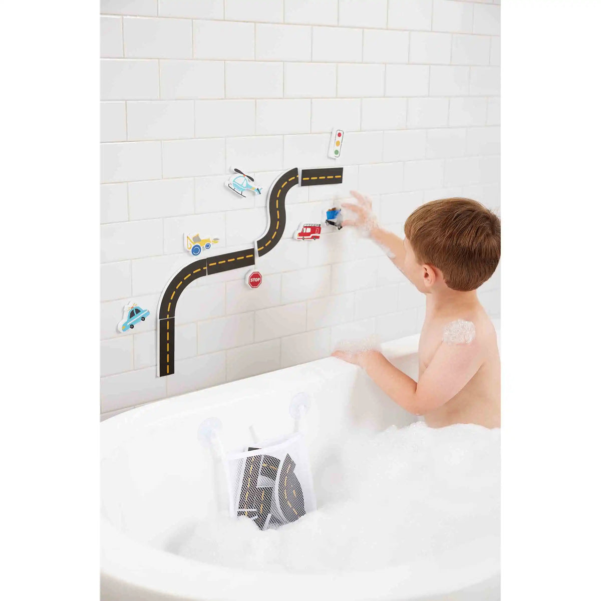 TRANSPORTATION BATH STICKABLE SET