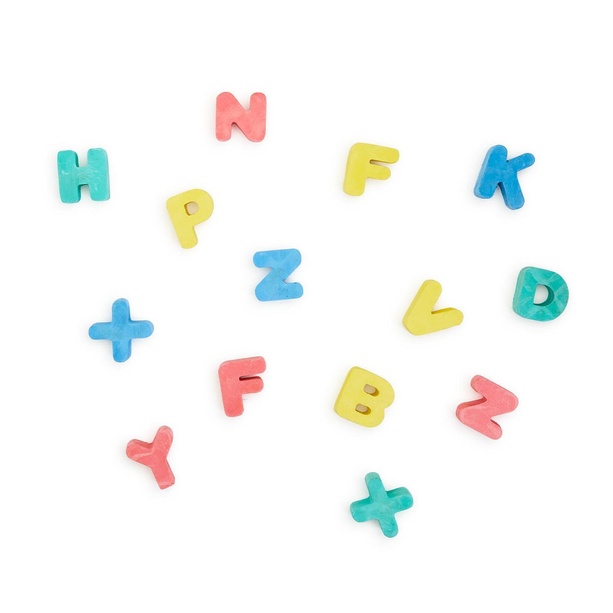 36 PC ALPHABET LETTER CHALK IN STORAGE BUCKET