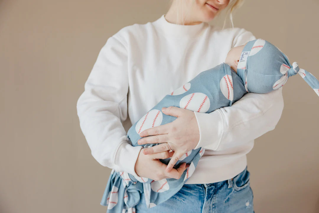 Slugger Knit Swaddle Blanket