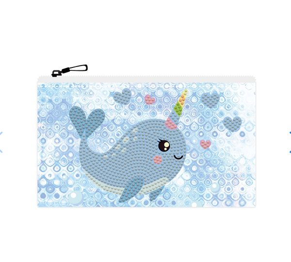 Narwhal Love Zipper Pouch