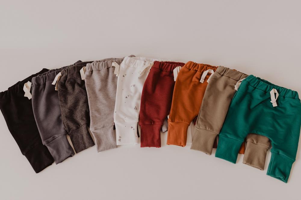 slim harems - charcoal mix