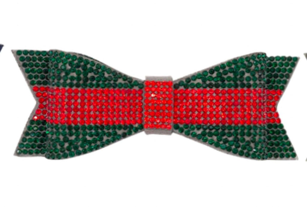 DOUBLE-CRYSTAL-BOW Thin Headband