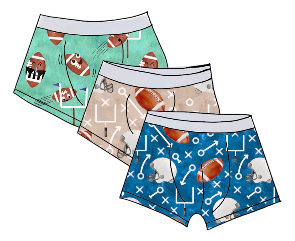 football boxer brief set