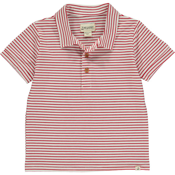 FLAGSTAFF - Red/white polo HB1252c