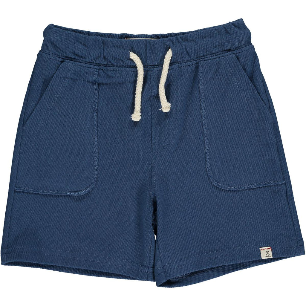 TIMOTHY - Navy pique shorts (HB1284j)