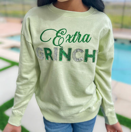 Extra Grinchy sweatshirt
