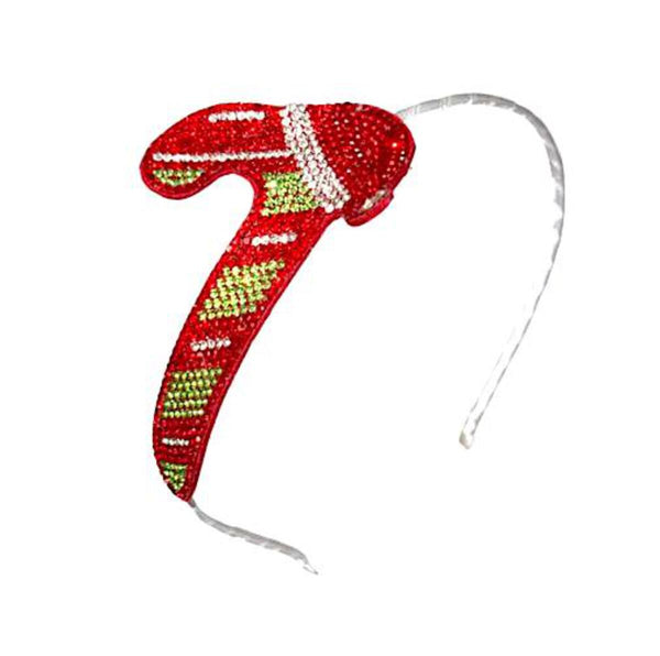 Candy Cane Holiday Emoji Headband