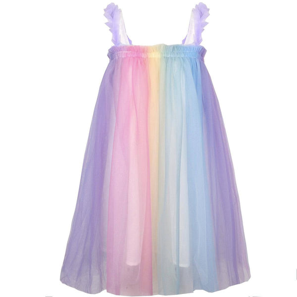Sherbet Rainbow Tulle Dress