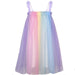 Sherbet Rainbow Tulle Dress