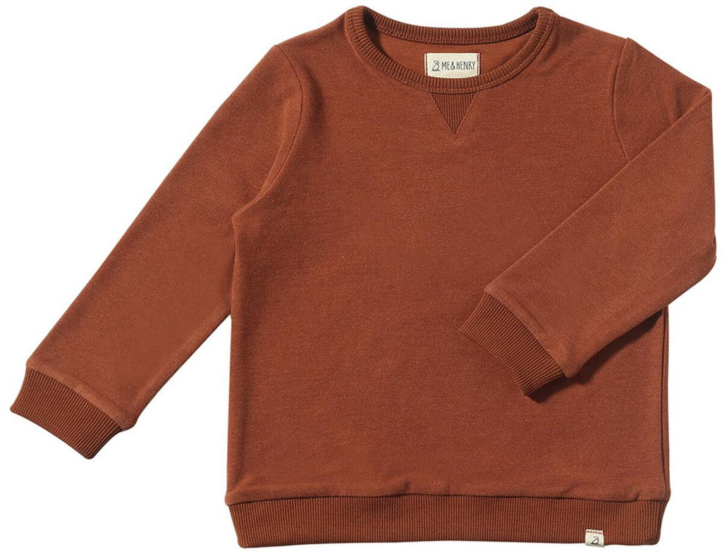 TARQUIN SWEATSHIRT - RUST COSY