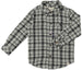 ATWOOD WOVEN SHIRT - Black/Cream Plaid