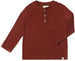 ADAMS RIBBED HENLEY (HB1374B) - RUST