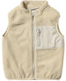 GILT SHERPA VEST - beige