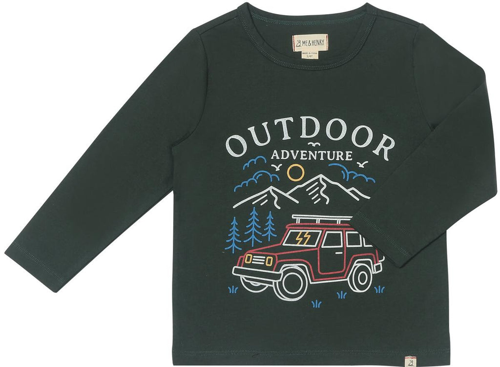 CHEROKEE TEE - GREEN OUTDOOR ADVENTURE