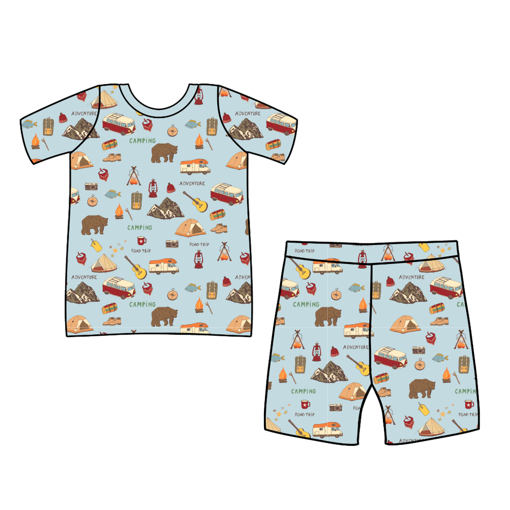Camping SS Shorts Set