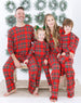 tartan plaid 2-piece pajama