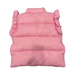 RUFFLE PUFFER VEST W/FRONT BOWS