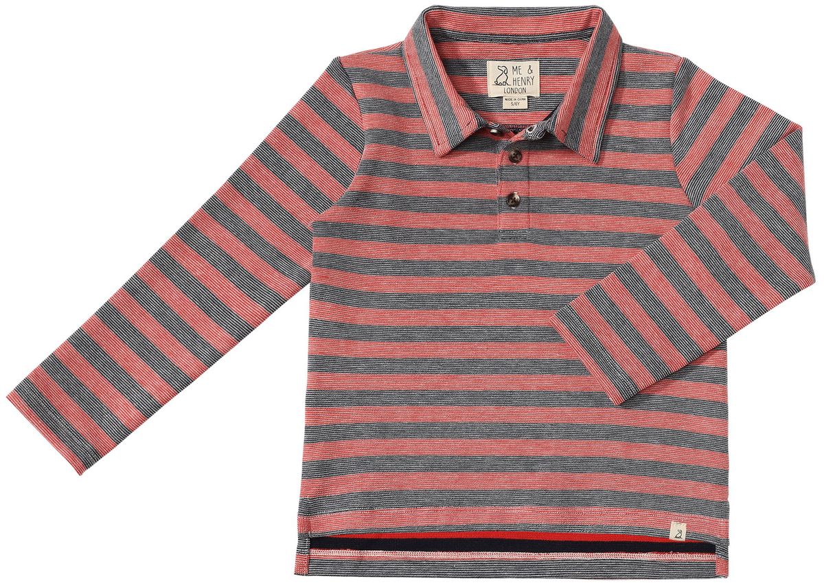 Red and Black MIDWAY Polo (HB1679p)