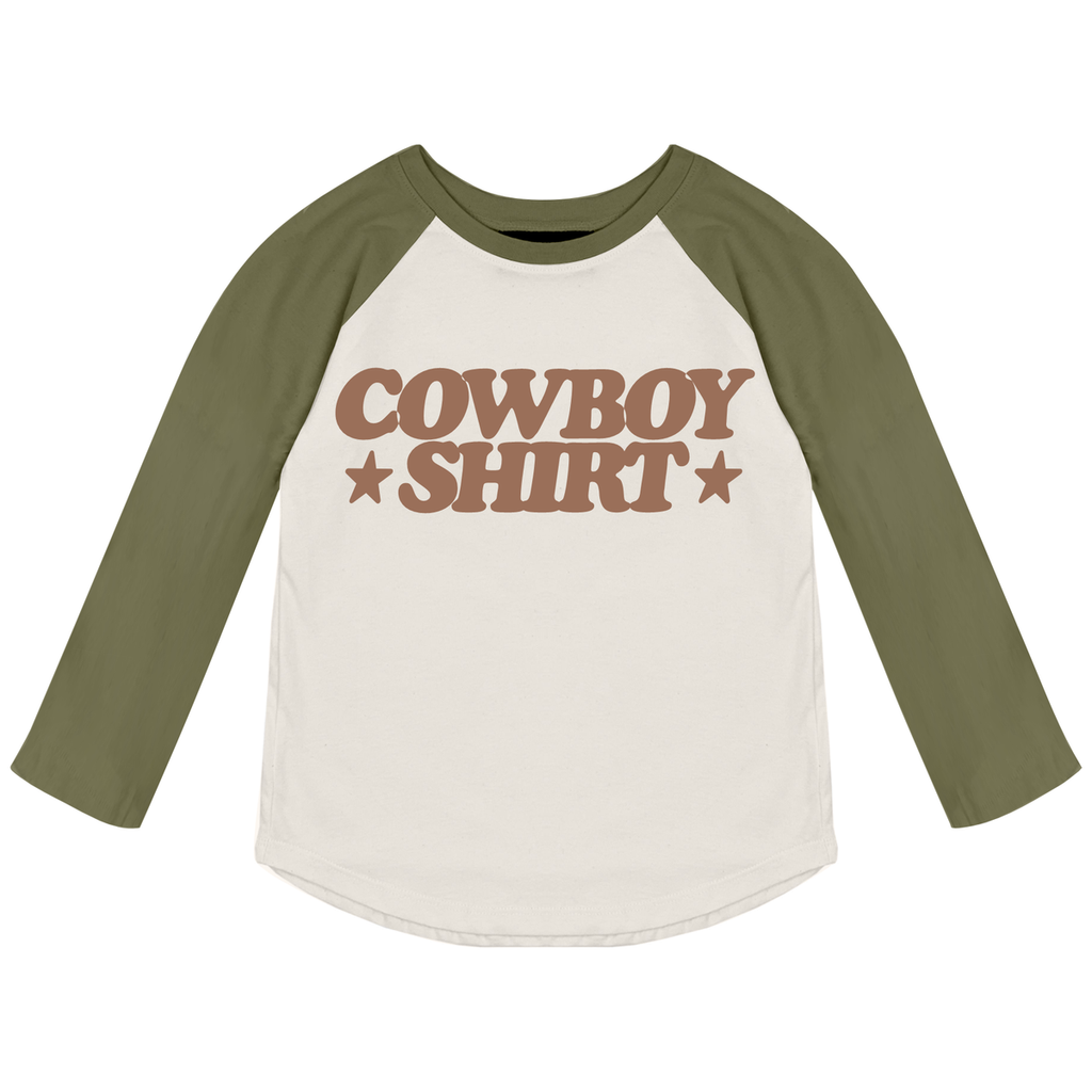 COWBOY SHIRT RAGLAN LS TEE
