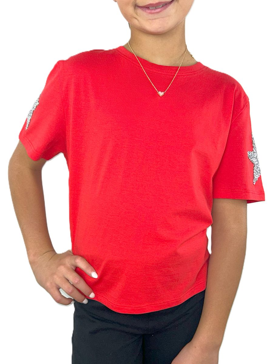 Game Day Rhinestone Stars Tee