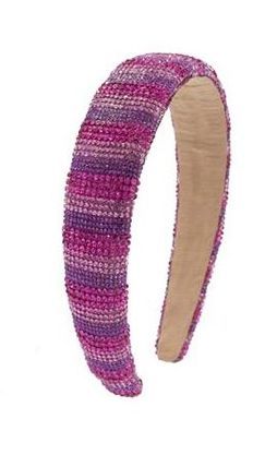 FULLY CRYSTALLIZED STRIPE HEADBAND - Stripe