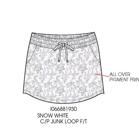 Floral Print Skort