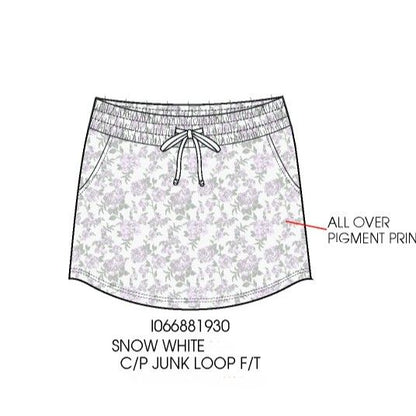 Floral Print Skort