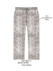 Distressed Animal Print Top Pant Set