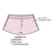 Striped lace trim boxer Shorts