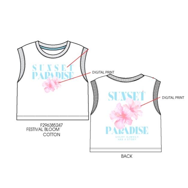 Sunset Paradise Graphic Tank