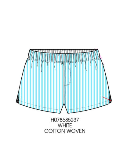 Striped Boxer Shorts Turqoise