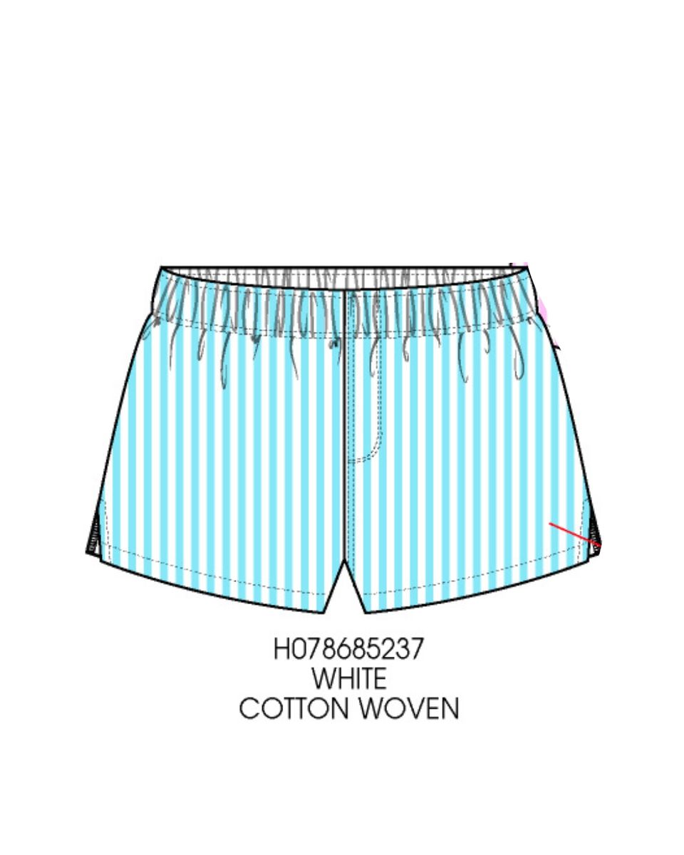 Striped Boxer Shorts Turqoise